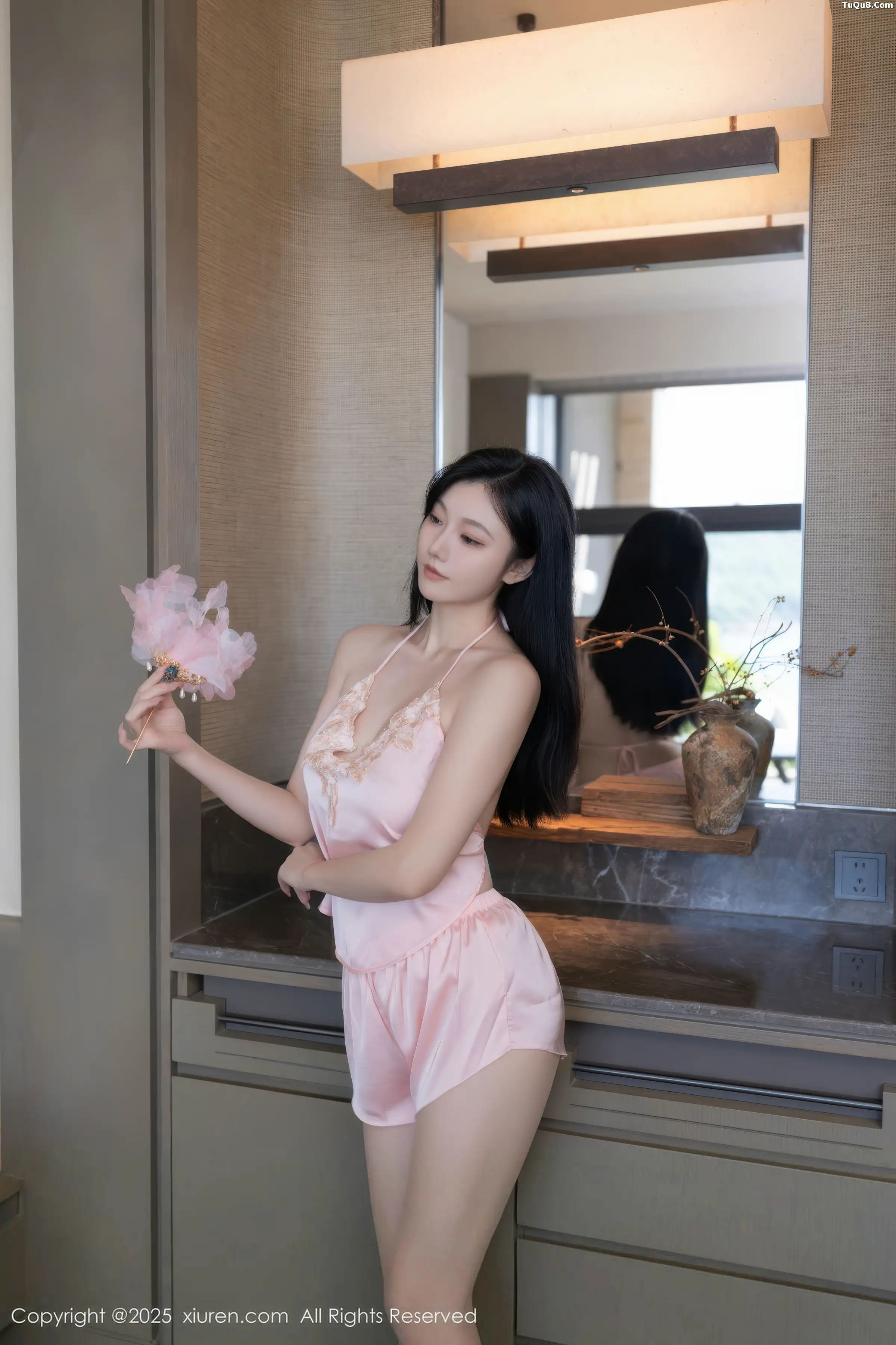 安然anran性感粉色情趣套装配超薄肉丝秀曼妙身姿绝美写真78P