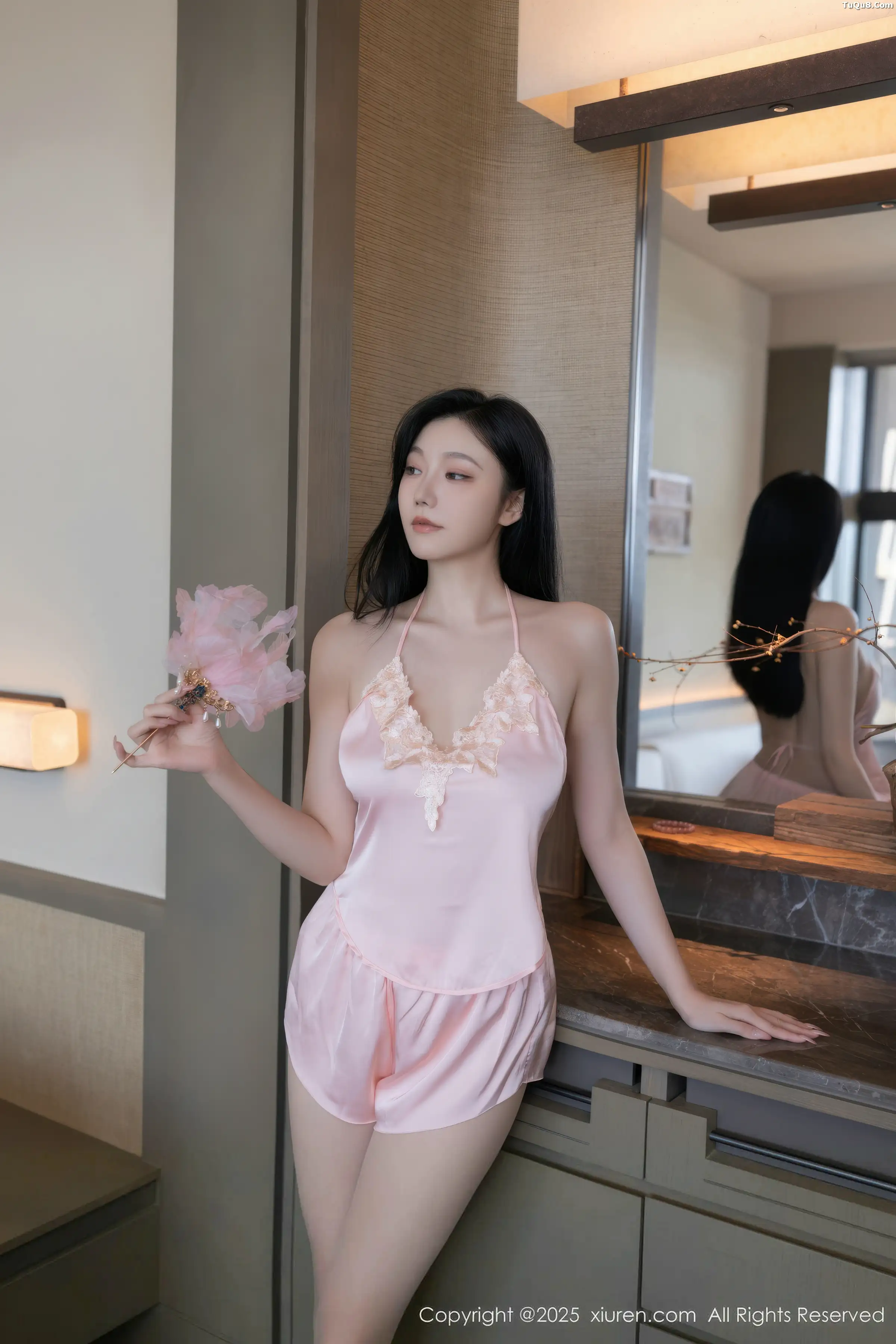 安然anran性感粉色情趣套装配超薄肉丝秀曼妙身姿绝美写真78P 4